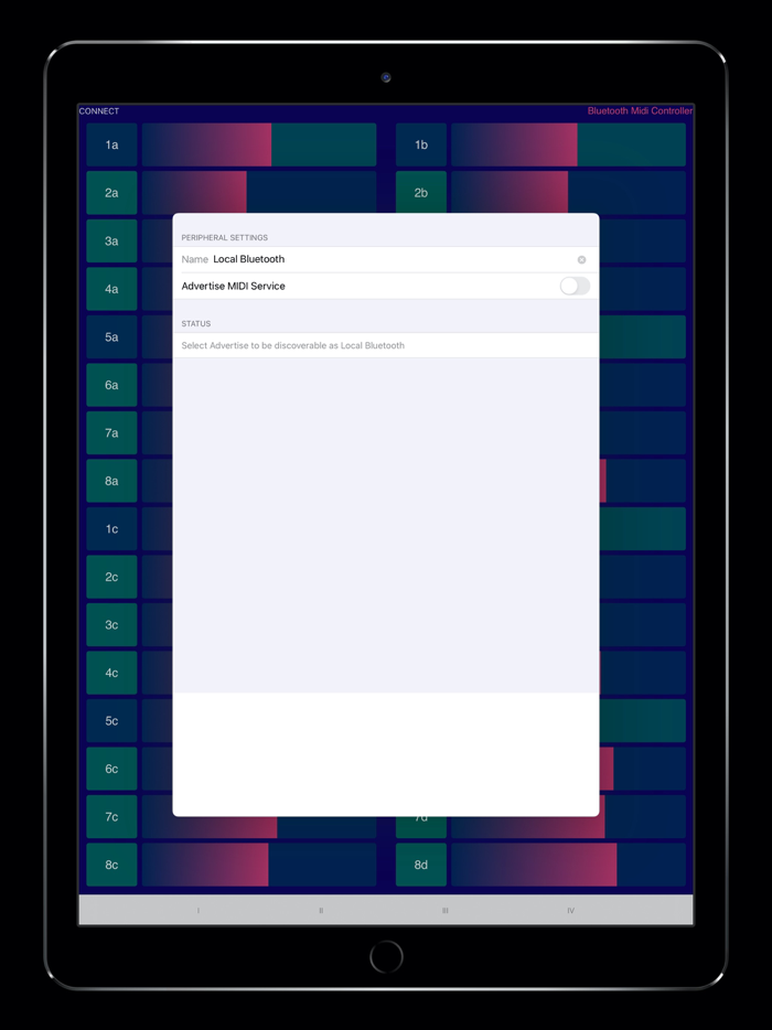 Bluetooth Midi Controller