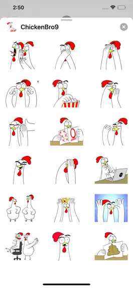 Game screenshot Chicken Bro 9 Sticker Pack mod apk