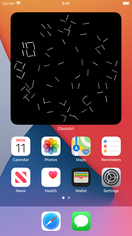 #3. ClockArt (iOS) Podle: David Bannach