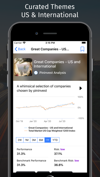 Pininvest Portfolio Management Screenshot