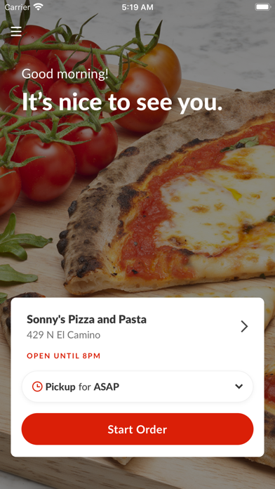 Sonny's Pizza and Pasta Screenshot