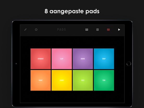 Drum Machine - Muziekmaker iPad app afbeelding 1