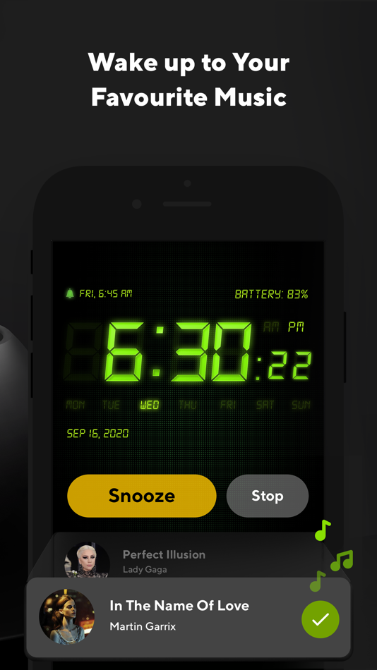 #3. Alarm Clock Pro - Music, Sleep (iOS) Podle: DylogicApps Pvt Ltd