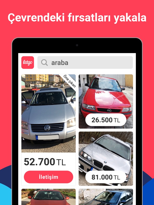 letgo: İkinci El Al ve Sat App Store'da