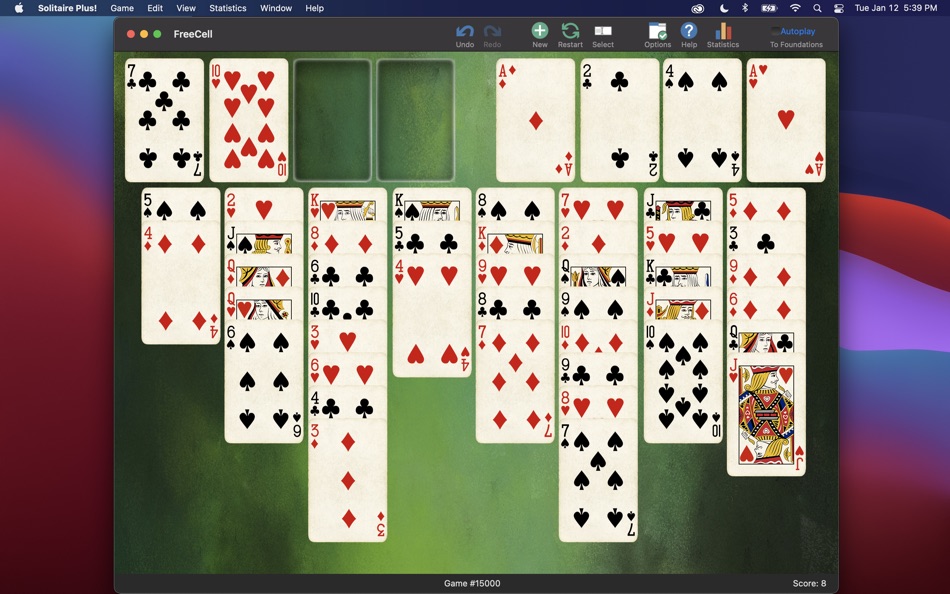 #2. Solitaire Plus! (macOS) 由: GamesForOne.com