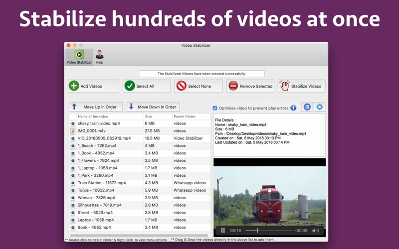 Screenshot #2 pour Video Stabilizer