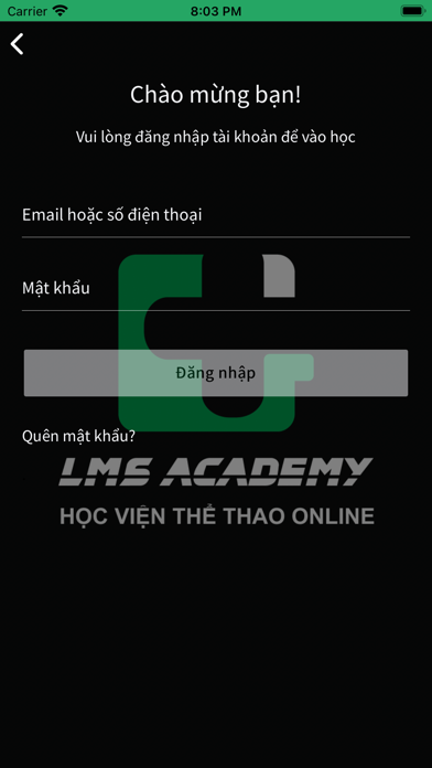 LMS Academy Screenshot