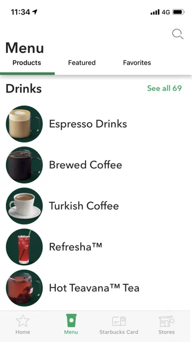 Starbucks Türkiye iphone resimleri 2