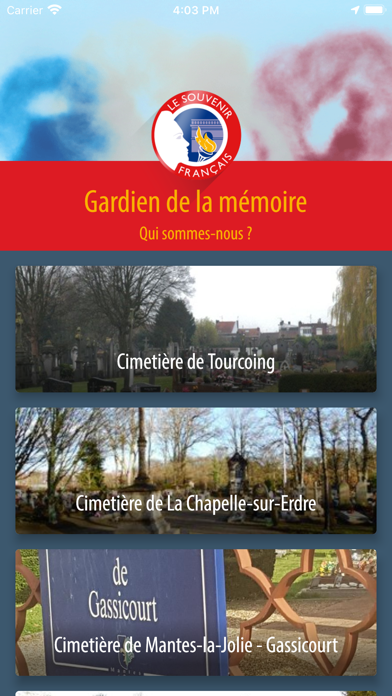 GéoMémoire Screenshot