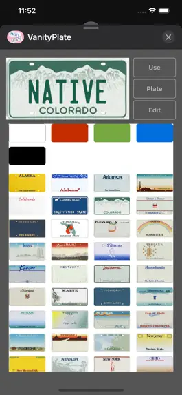 Game screenshot Vanity License Plate Maker apk