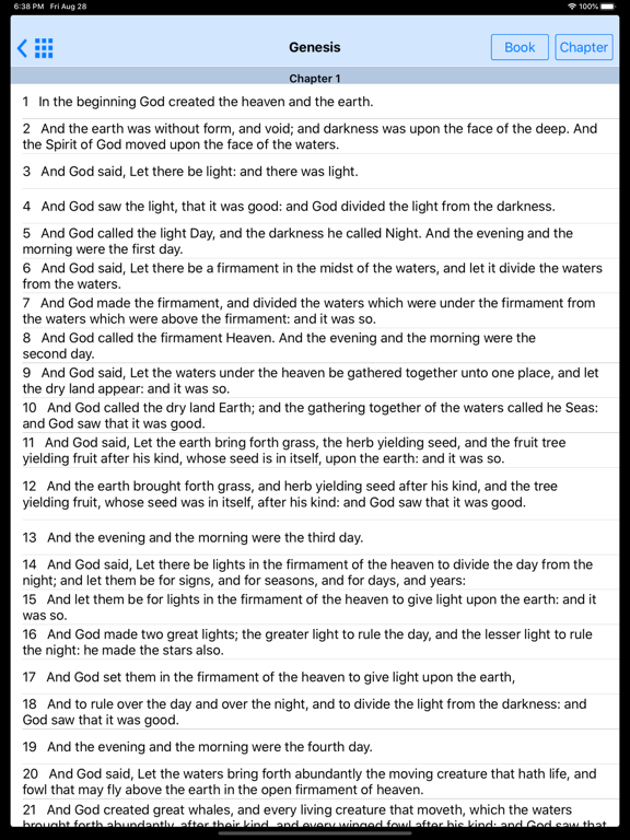 Screenshot #5 pour The bible offline for iPad