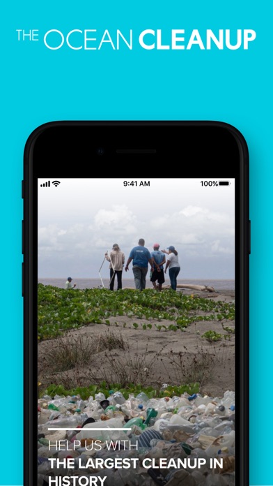 The Ocean Cleanup Survey App Screenshot