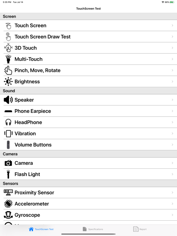 Screenshot #6 pour Touchscreen Test