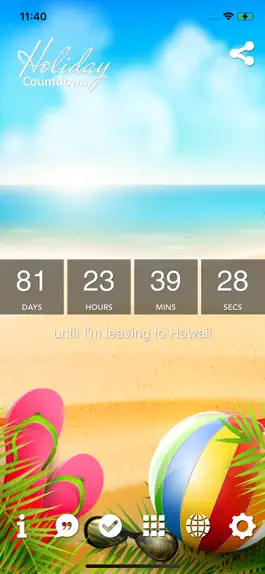 Game screenshot Holiday Countdown App hack
