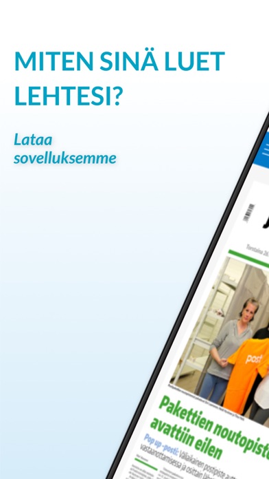 Screenshot #1 pour Joroisten Lehti, päivän lehti