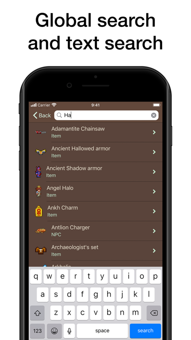 Pocket Wiki for Terraria Screenshot