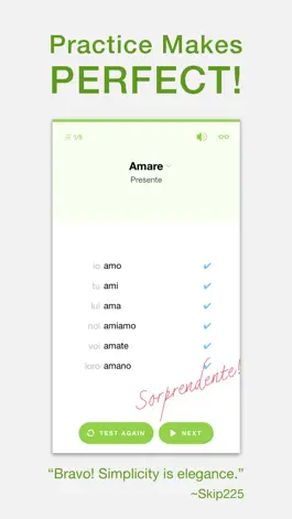 Game screenshot Conjuu - Italian Conjugation apk