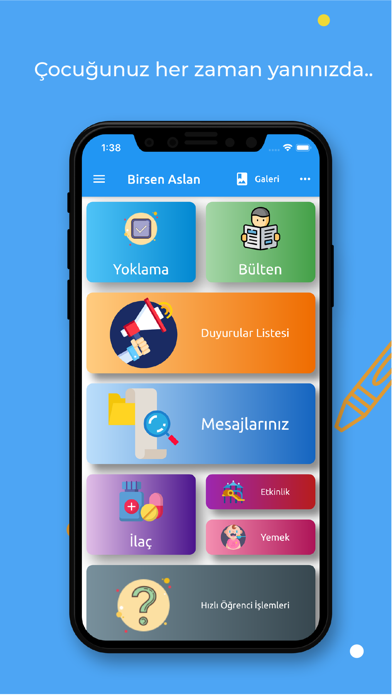 AnaokuluApp Screenshot