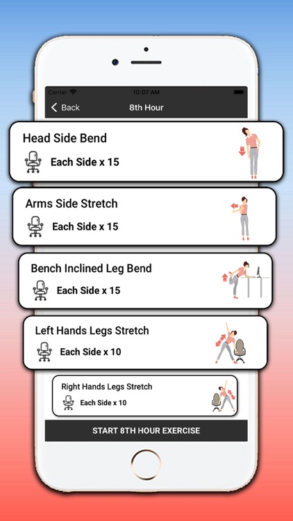 Stretching Exercises at Office