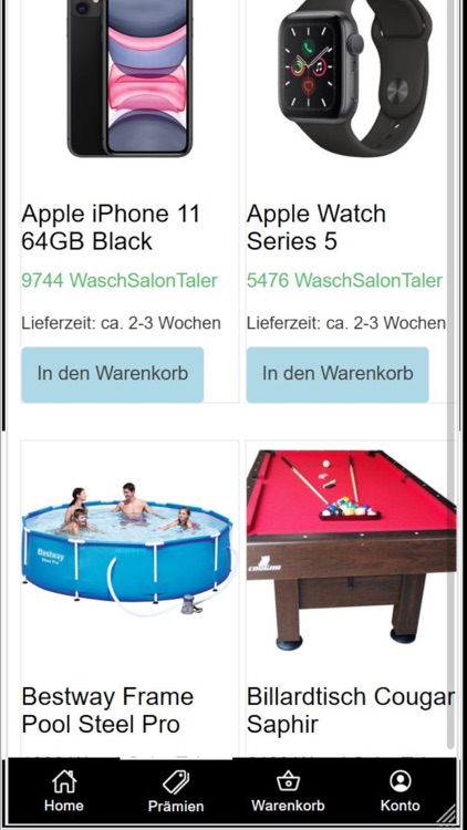 WaschSalon Prämienshop