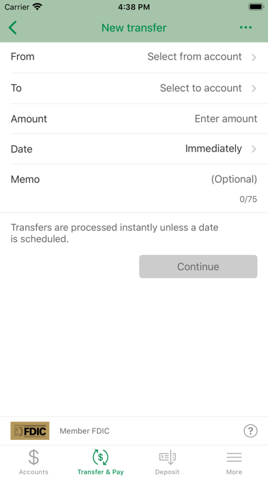 Merchants Bank Mobile Banking Screenshot