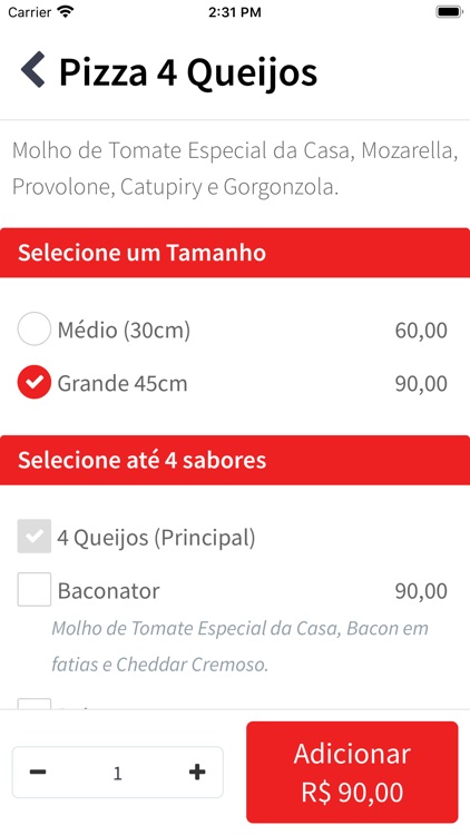 Cordeiro Pizzas Delivery