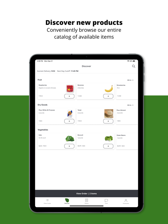Earthly Gourmet iPad screenshot 2 - Business app