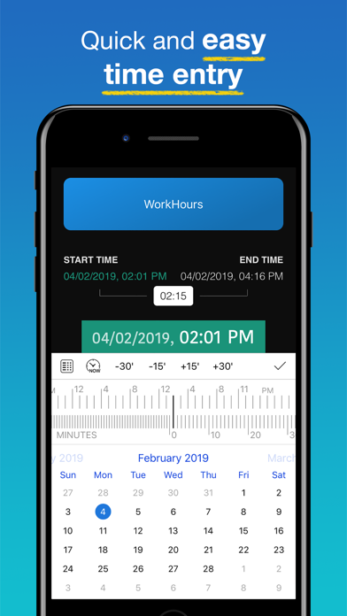 WorkHours: Time Trackerのおすすめ画像3