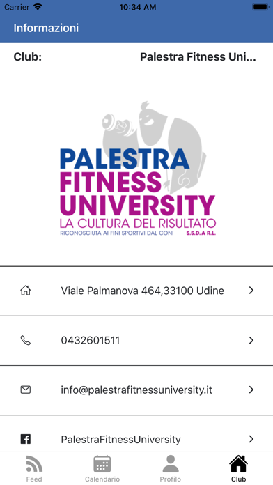 Palestra Fitness University Screenshot