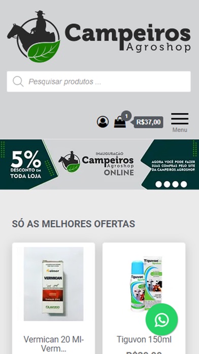 Campeiros Agroshop Screenshot