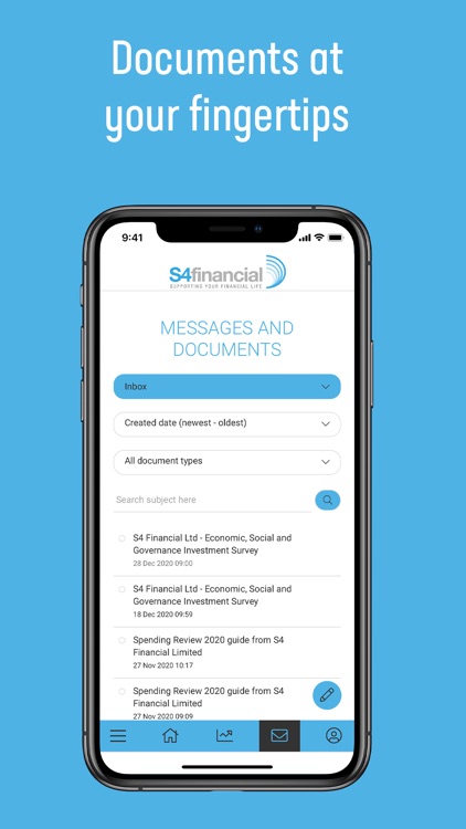 S4 Financial Client Portal screenshot-4