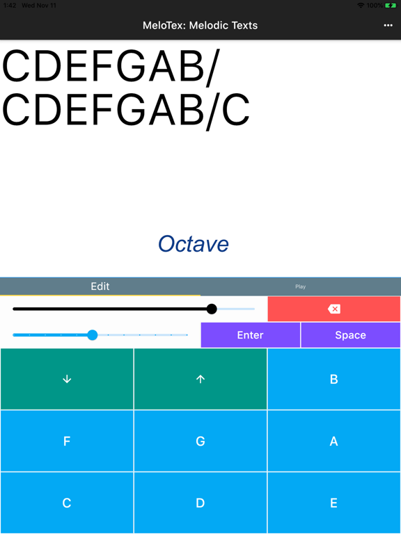 Screenshot #6 pour MeloTex - Letter Note Player