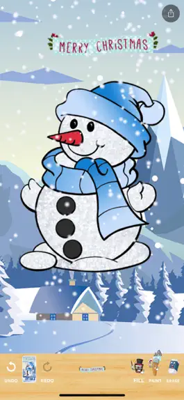 Game screenshot Christmas Coloring-ColorWorks apk