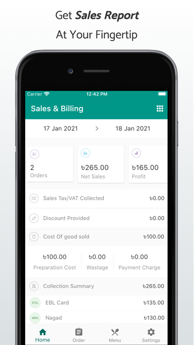 Quickly Restaurant BackOffice Screenshot