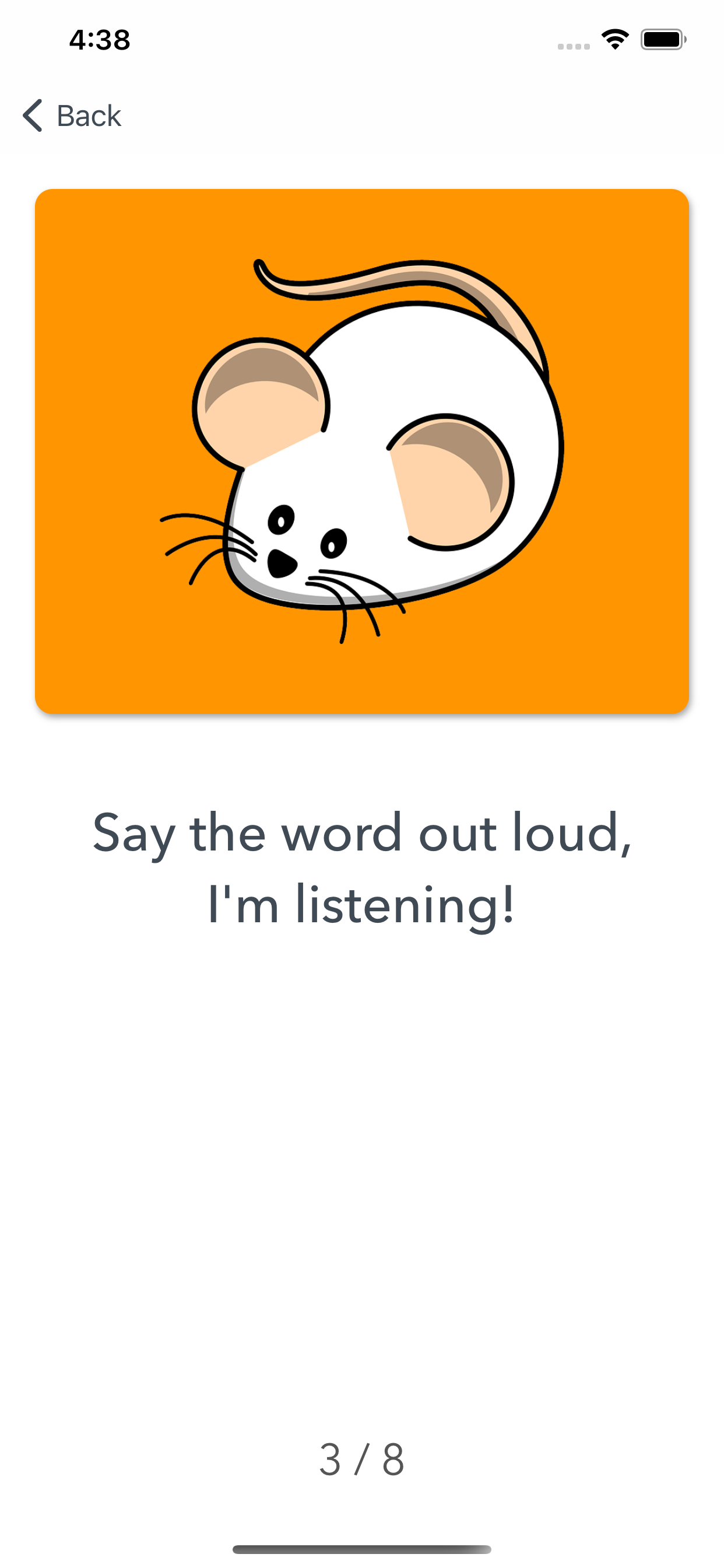 Baby learns english