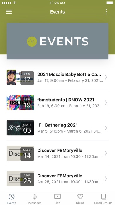 FBMaryville Screenshot