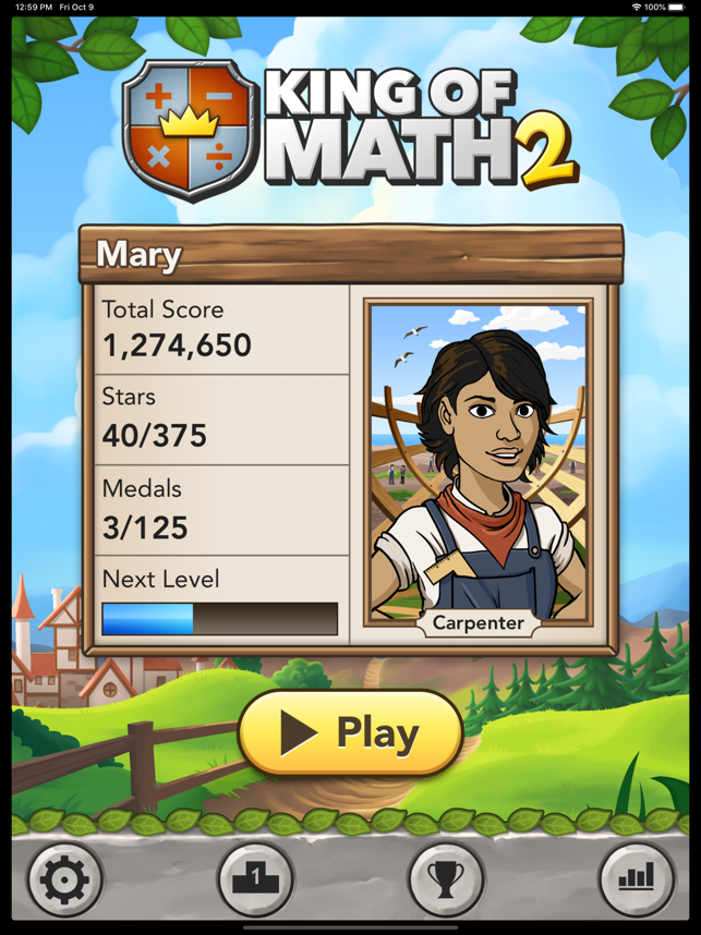 ‎King of Math 2: Full Game Screenshot