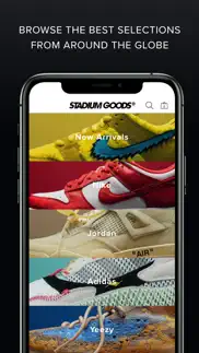 stadium goods - buy sneakers iphone screenshot 3