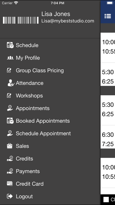 Spark Pilates Screenshot