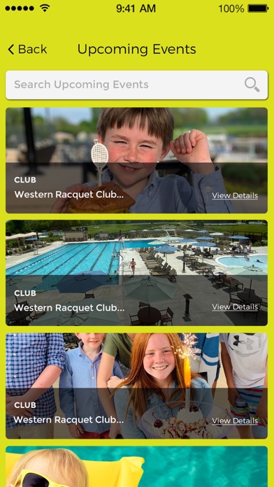 Western Racquet Club Screenshot