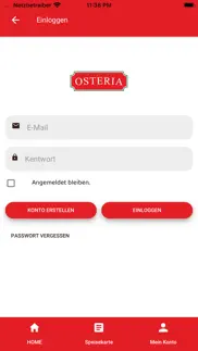 osteria pizzeria italia iphone screenshot 4