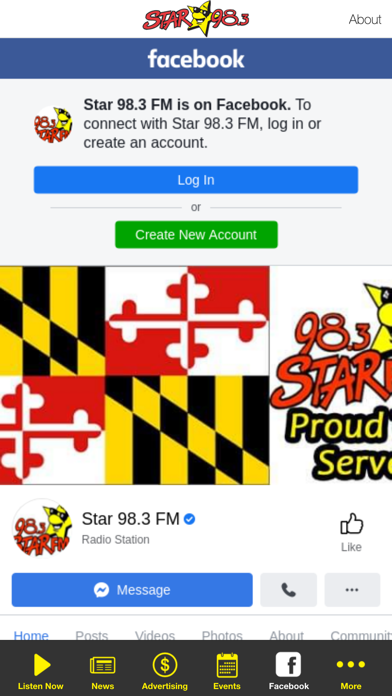 Star 98.3 WSMD Screenshot