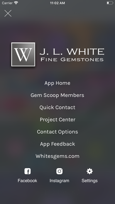JL White Fine Gemstones Screenshot