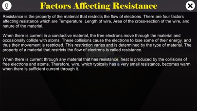 Screenshot #1 pour Factors Affecting Resistance