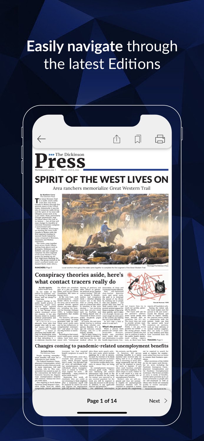 The Dickinson Press E-paper