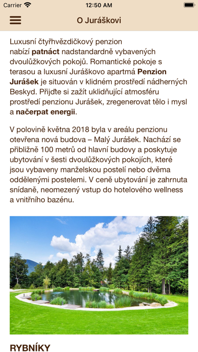 Penzion Jurášek Screenshot
