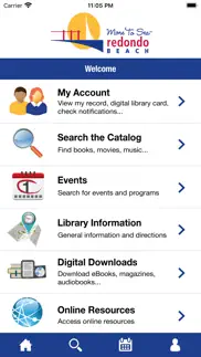 redondo beach library iphone screenshot 1