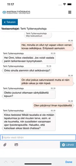 Game screenshot Imatran Työterveys apk