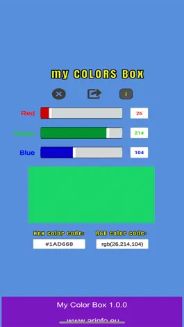 Game screenshot My Colors Box apk