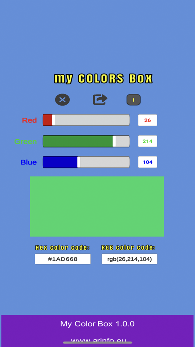 Screenshot #2 pour My Colors Box